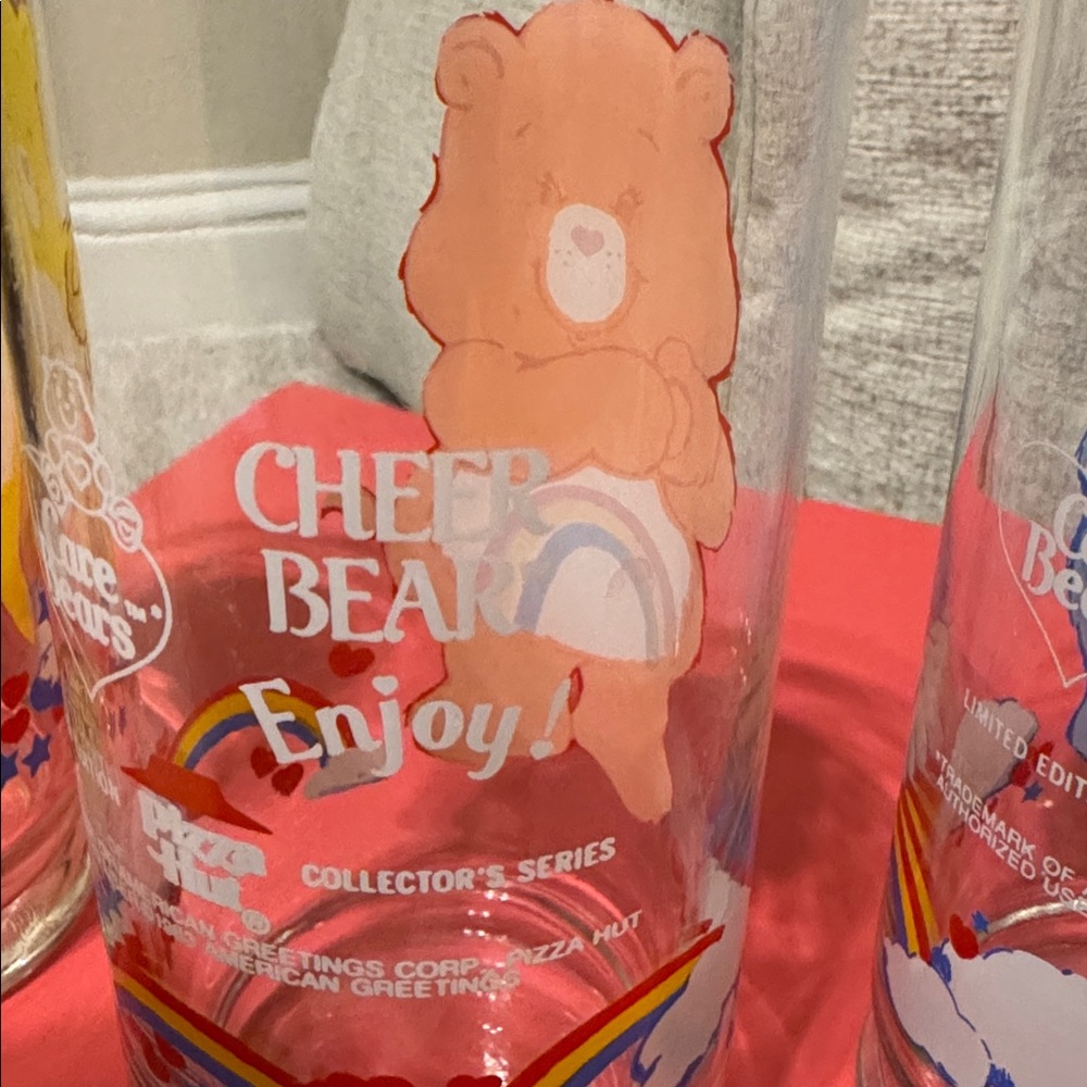 Colorful Bear Design Glass Set - Picture 3 of 5